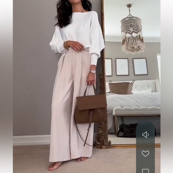 Women High Waist Casual Wide Leg Palazzo Pants - Picture 5 of 15